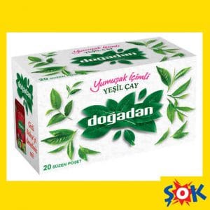 الشاي الأخضر من الطبيعة مشروب غازي 22 غرام